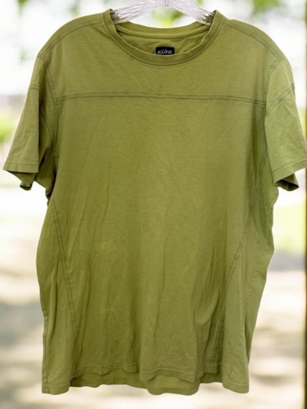 Kuhl Engineered Krew Short Sleeve T-Shirt Men's Green Wicking Outdoor Sz M